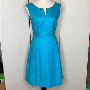 Kate Spade Cleo Blue Linen Dress